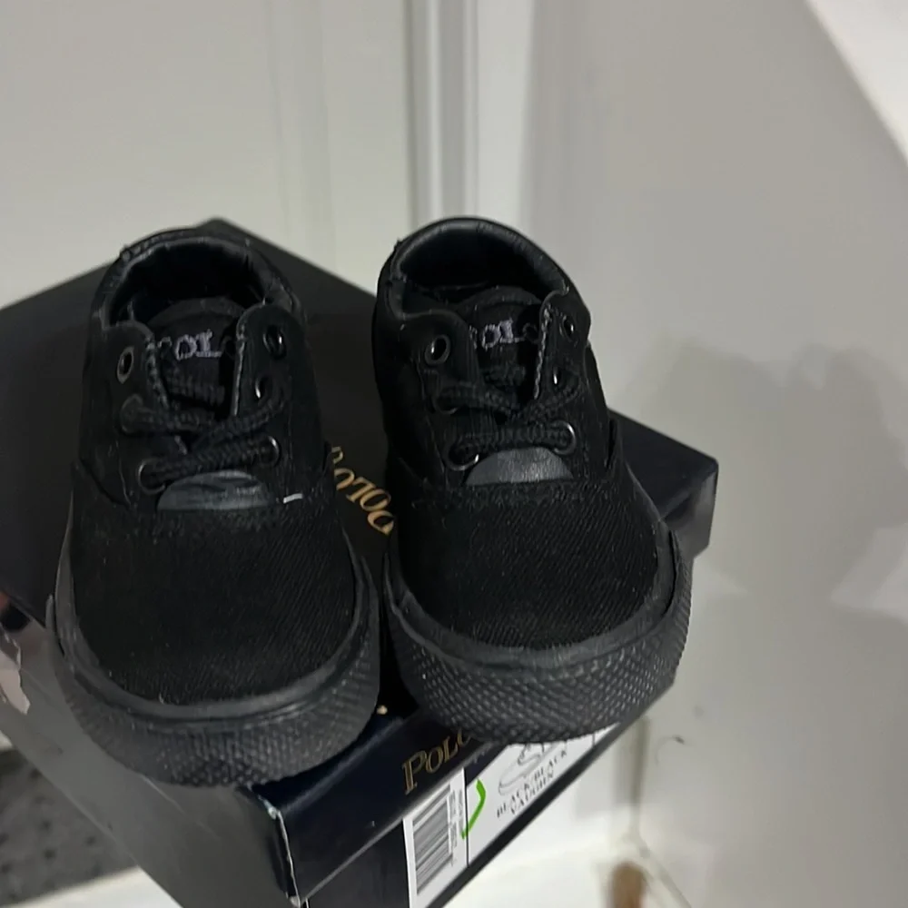 Polo Ralph Lauren Vaughn canvas boat Shoes Sneakers new Boys Toddlers Size 4